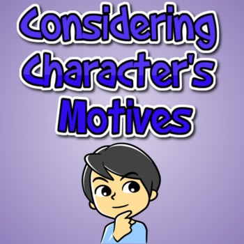 Preview of Character Motive Lesson and Cards (Drama Club, Theater, or Creative Writing)