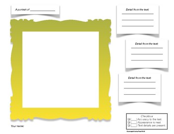 Preview of Character Portrait and Analysis Graphic Organizers - Using STEAL