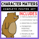 Character Matters Posters for Elementary School