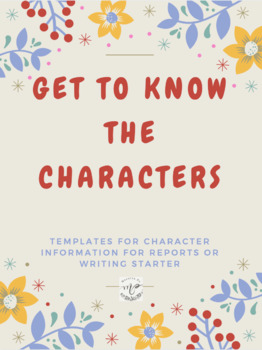 Preview of Character Profile Template/Perfiles de Personajes - SPANISH