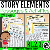 Character Response RL.2.3 Story Elements Worksheets, Passages, Lessons 2nd Grade