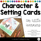 Character & Setting Cards for Beginning Writers | Story Elements