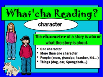 Preview of Character, Setting, Plot review  FLIPCHART (Helps with RL.3)