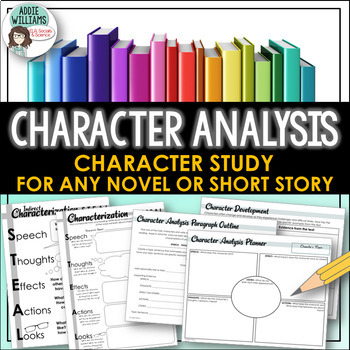 Preview of Character Analysis / Study and Characterization Activity