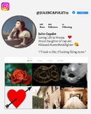 Character Social Media Profile Project with Editable Insta