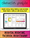 Character Social Media Profiles | BookTok, Bookchat, Faceb