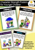 Character Strength Cards / Posters for Kids - Positive Edu