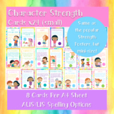 Character Strength Cards (Same as popular Poster Set, but 