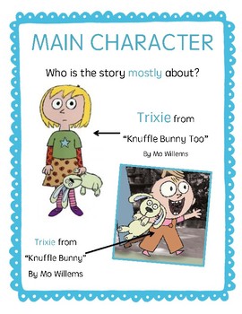 Character Anchor Chart First Grade