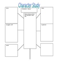 Character Study Graphic Organizer