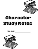 Character Study Notes - Guided Practice