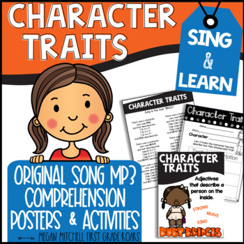 Preview of Character TRAITS Song & Activities