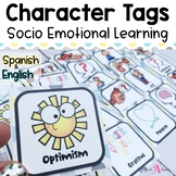 Character Tags (better than brag tags!) | in English & Spanish