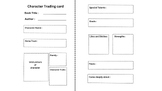 Character Trading Card Template 