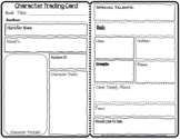 Character Trading Card Template - Exploring Character Traits