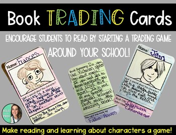 Preview of Character Trading Cards - Engaging - Reluctant Reader Motivation