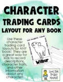 Character Trading Cards - Research and Writing Activity