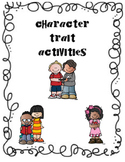 Character Trait Activities