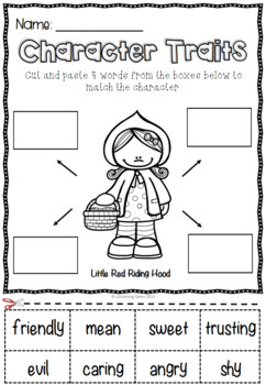 little red riding hood worksheets