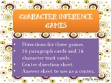 Character Trait Inference Games