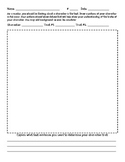 Character Trait Lesson Graphic Organizers