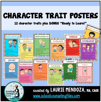 Preview of Character Trait Posters