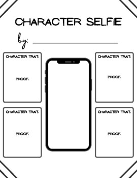 Preview of Character Trait Selfie