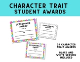 Character Trait Student Awards