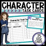 Character Trait Task Cards & Matching Game: Print & Digital