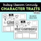 Character Trait Worksheets for Social and Emotional Growth