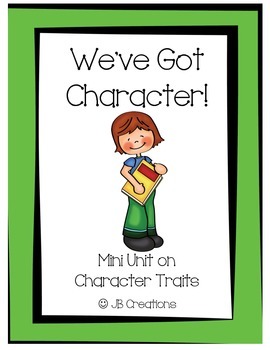 Preview of Character Trait mini unit (3rd-5th grade)
