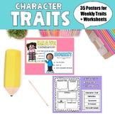Character Trait of the Week | 35 Colorful Posters, Interac