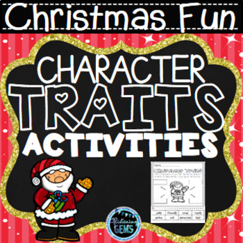 Preview of Christmas Character Traits Activities