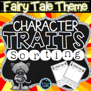 Preview of Fairy Tales Character Traits Sorting