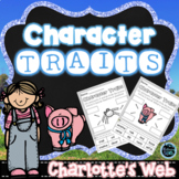 Charlotte's Web - Character Traits Activities