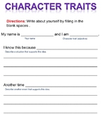 Character Traits About Me