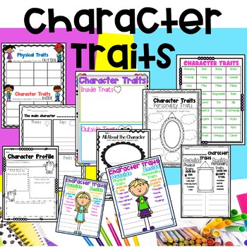 Character Traits Worksheets and Activities by Fun in Primary Grades