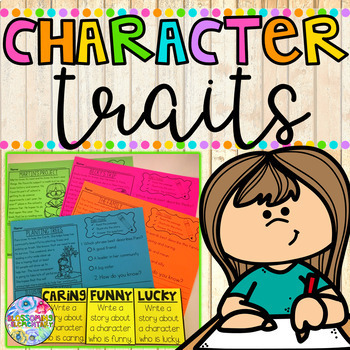 Preview of Character Traits Activities and Reading Passages Character Traits