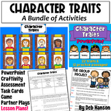 Character Traits BUNDLE of Activities with Many Digital Options