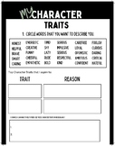 Character Traits Behavior Intervention Form - Middle Schoo