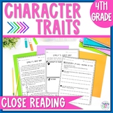 Character Traits | Character Traits Passage - 4th Grade