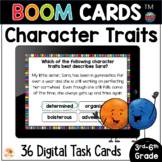 Character Traits BOOM CARDS Task Cards, List, Anchor Chart