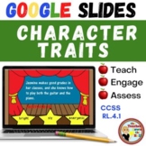 Character Traits GOOGLE Slides - Digital Character Traits 