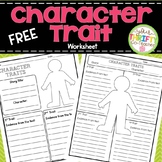 Character Traits Graphic Organizer Worksheet