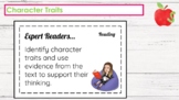 Character Traits - Guided Reading Lessons and Independent 