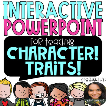 Preview of Character Traits Interactive Presentation 