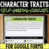 Character Traits Passages Task Cards Assessment for 3rd, 4