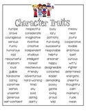 Character Traits Poster