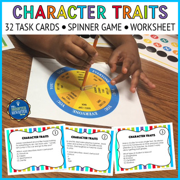 Preview of Character Traits Task Cards and Game