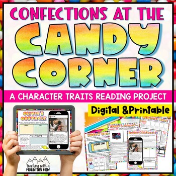 Preview of Character Traits Reading Project | Reading Comprehension Enrichment